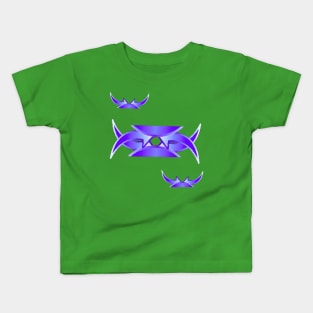 mysterious plane art design. Kids T-Shirt